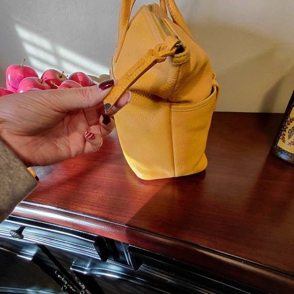 Dooney And Bourke Pebbled Leather Crescent Hobo Tote - Picture 5 of 11